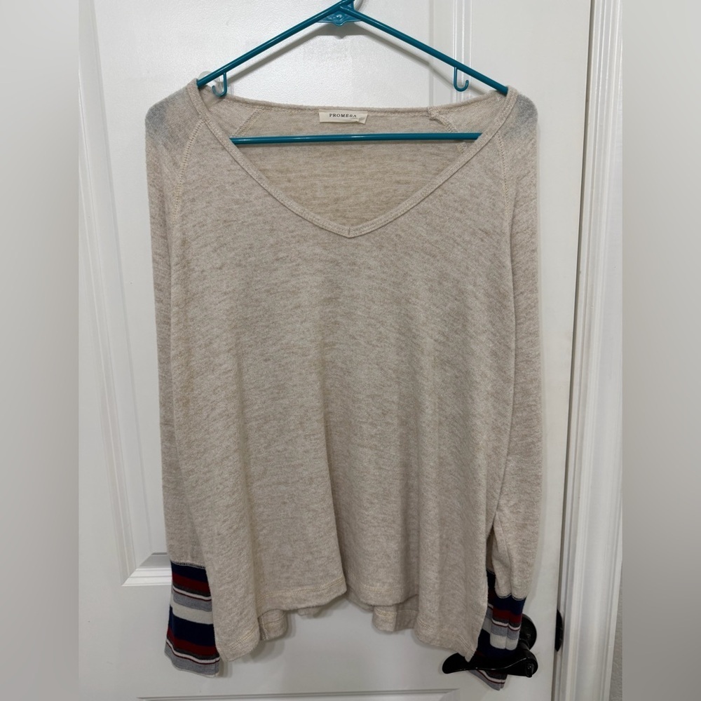 Promesa Cream Knit Top